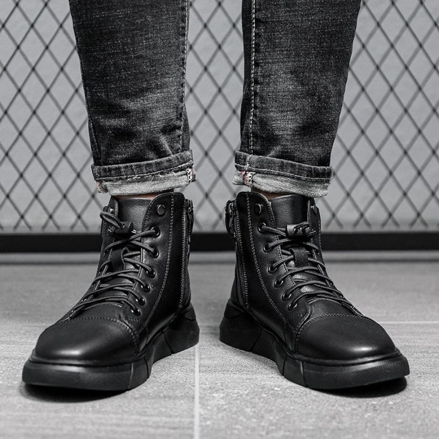 Bota Coturno Masculino Preto Rock ConfortPro™